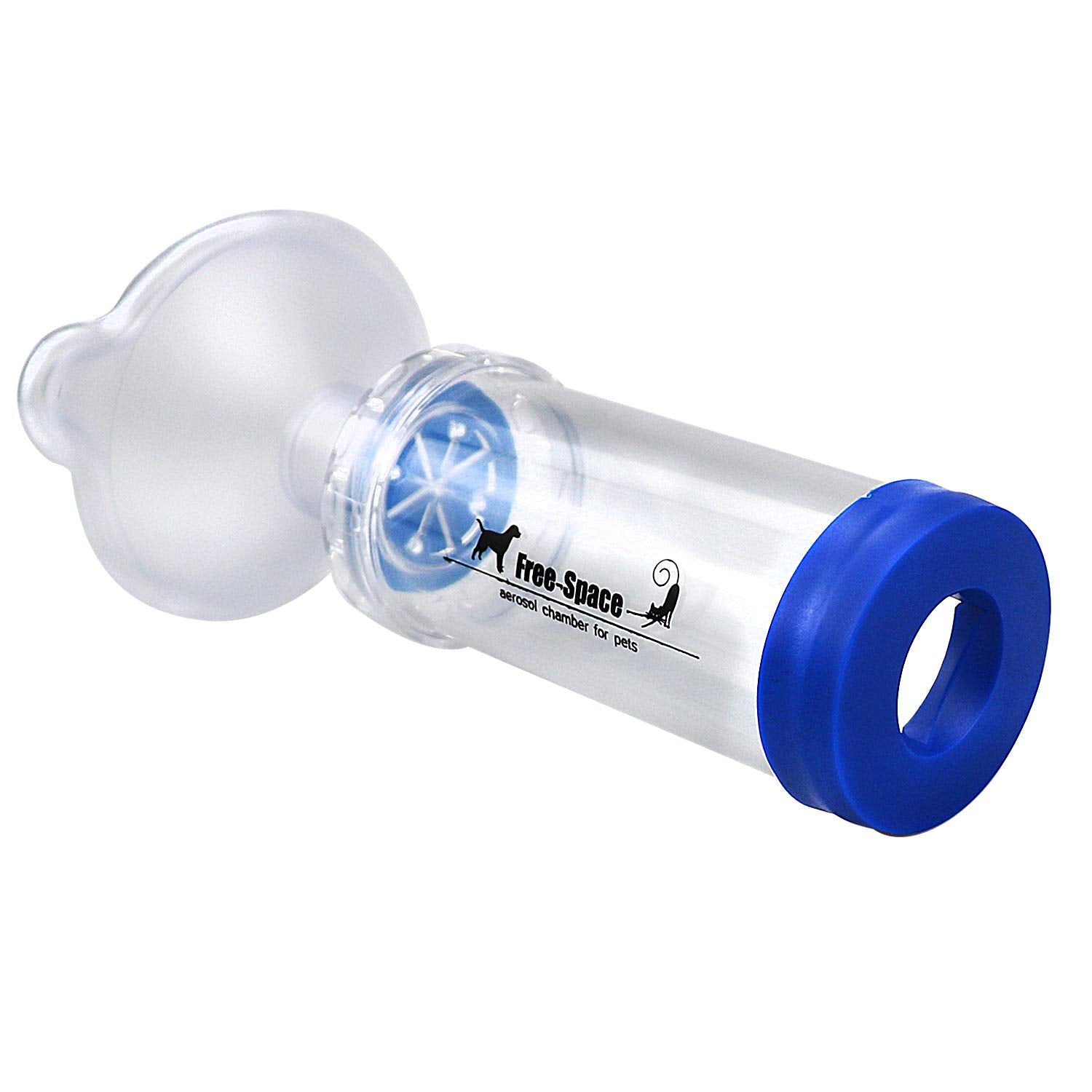 Free-Space anti-static chamber reduces drug adhesion.