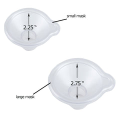 Free-Space large PVC mask, comfortable for bigger pets.