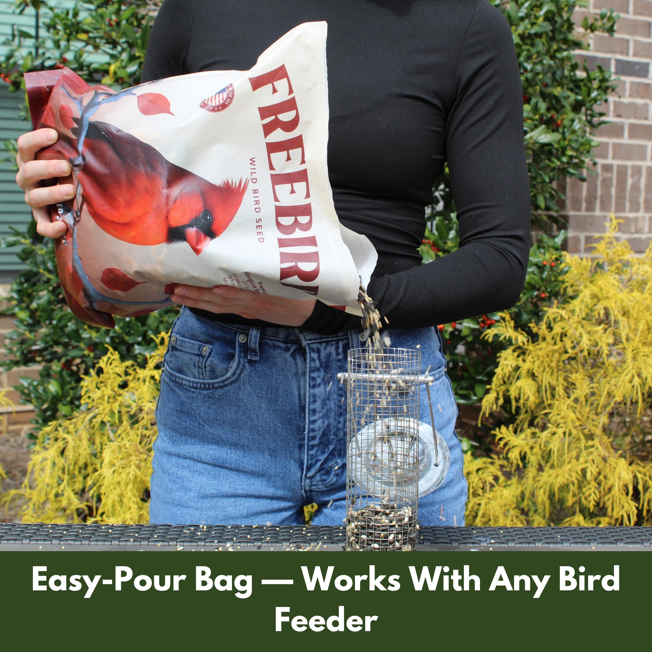 FREEBIRD Resealable packaging preserves freshness and reduces mess