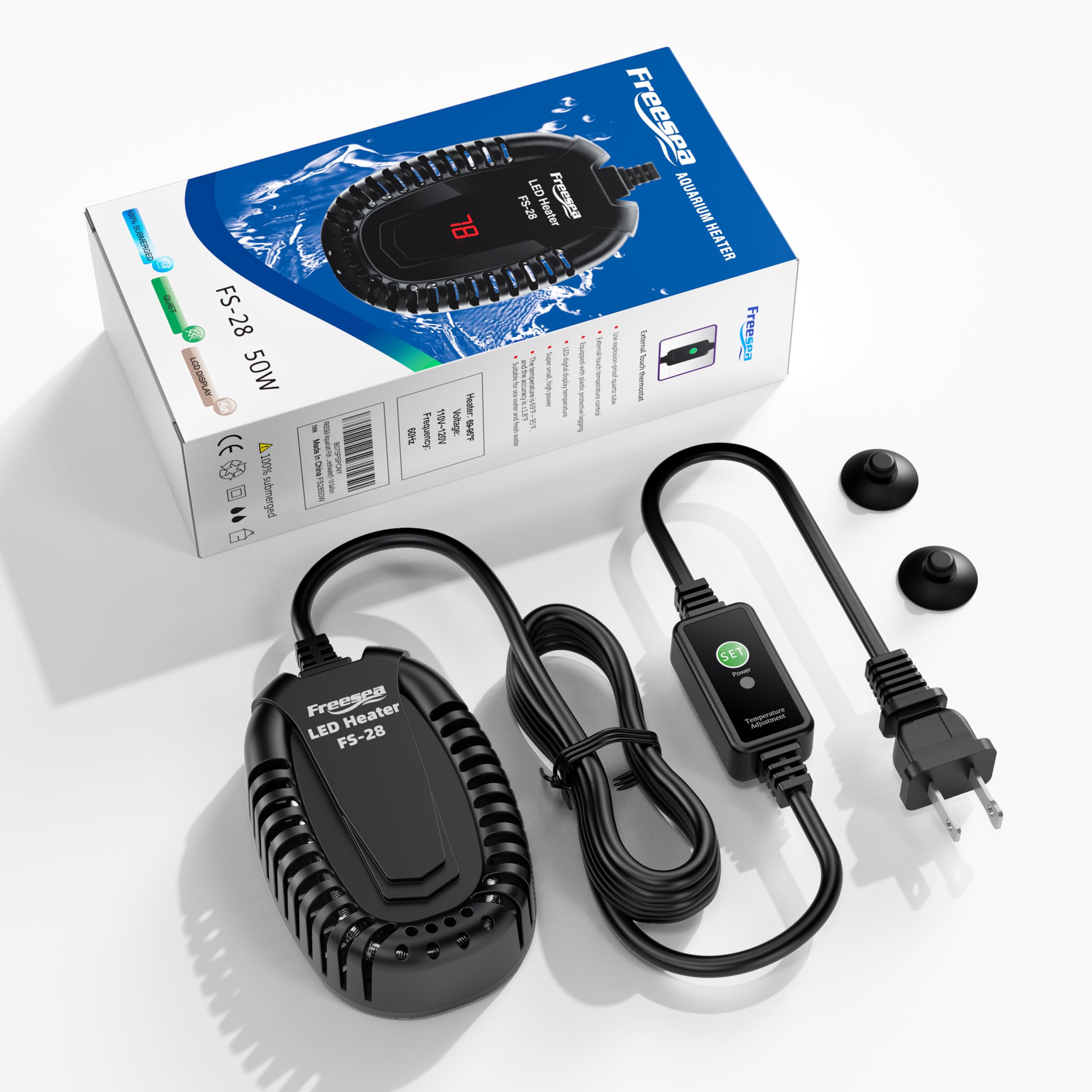 FREESEA quiet operation minimizes disturbance during day and night viewing.