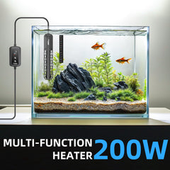 FREESEA heater with external LED controller for precise temperature adjustments