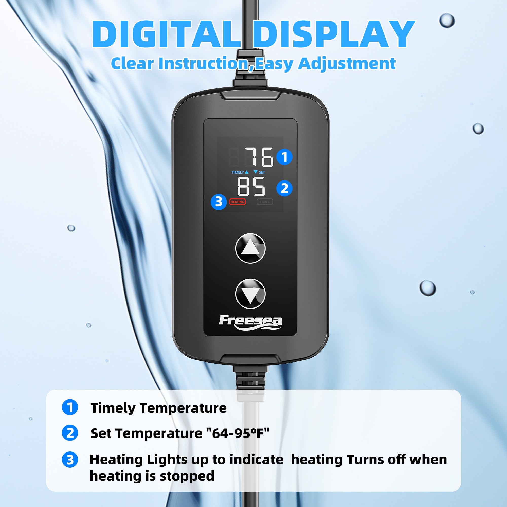 FREESEA PC housing on the heater offering heat resistance