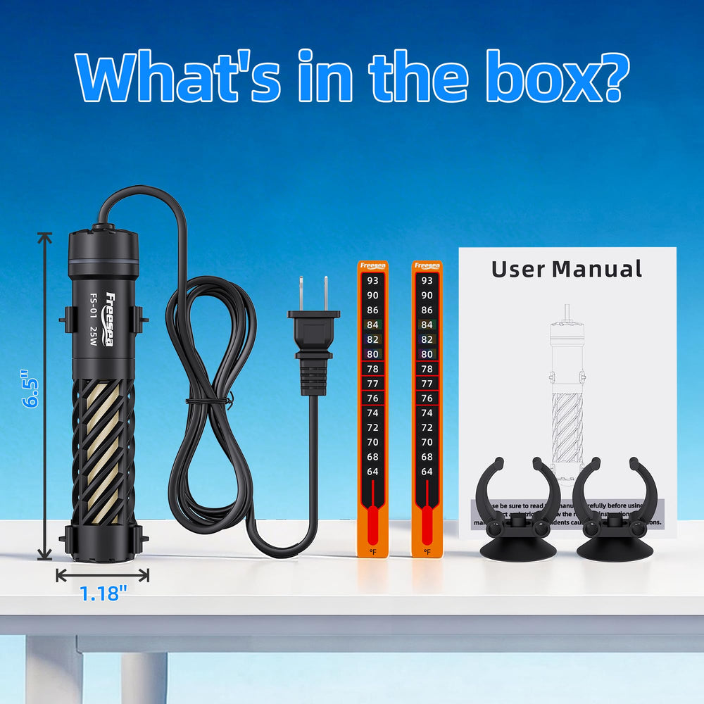FREESEA Aysoner heater installation with cord and suction cups for easy setup