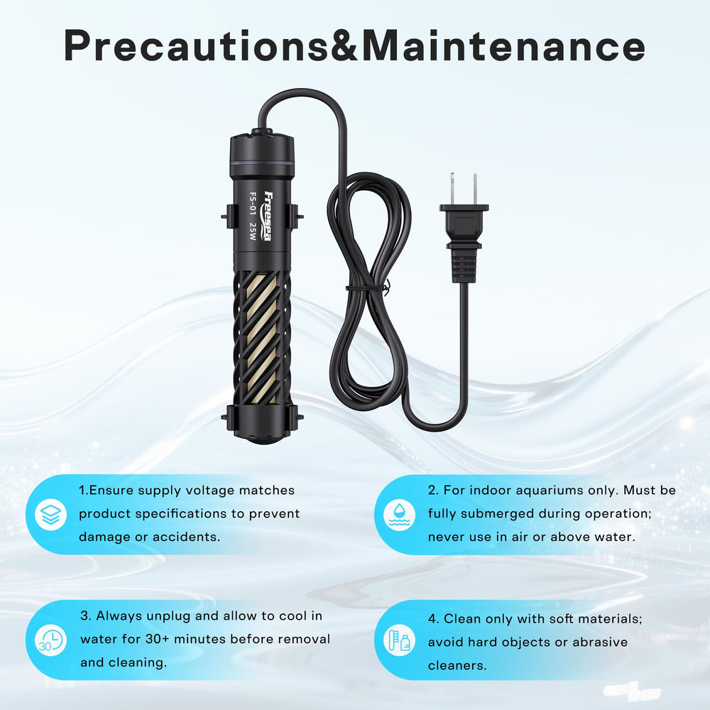 FREESEA Aysoner heater comes with a 1-year warranty for peace of mind