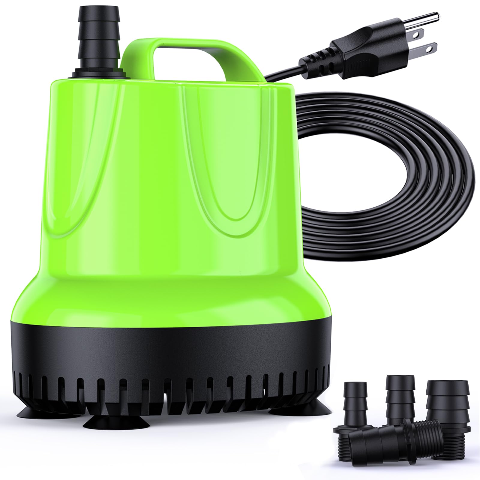 FREESEA fountain submersible pump angled view for compact pond setups