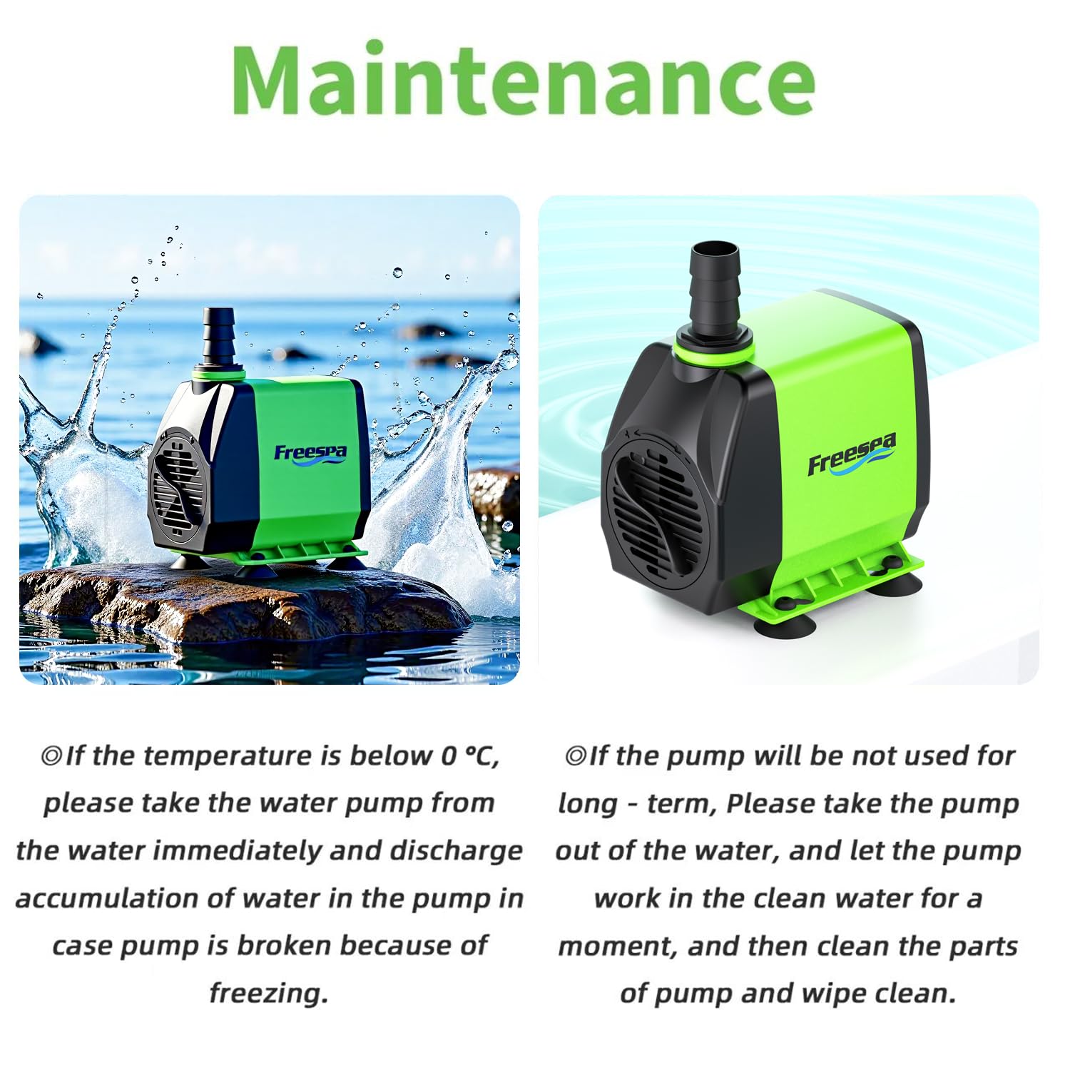 FREESEA hydroponics and fountain applications with this pump.