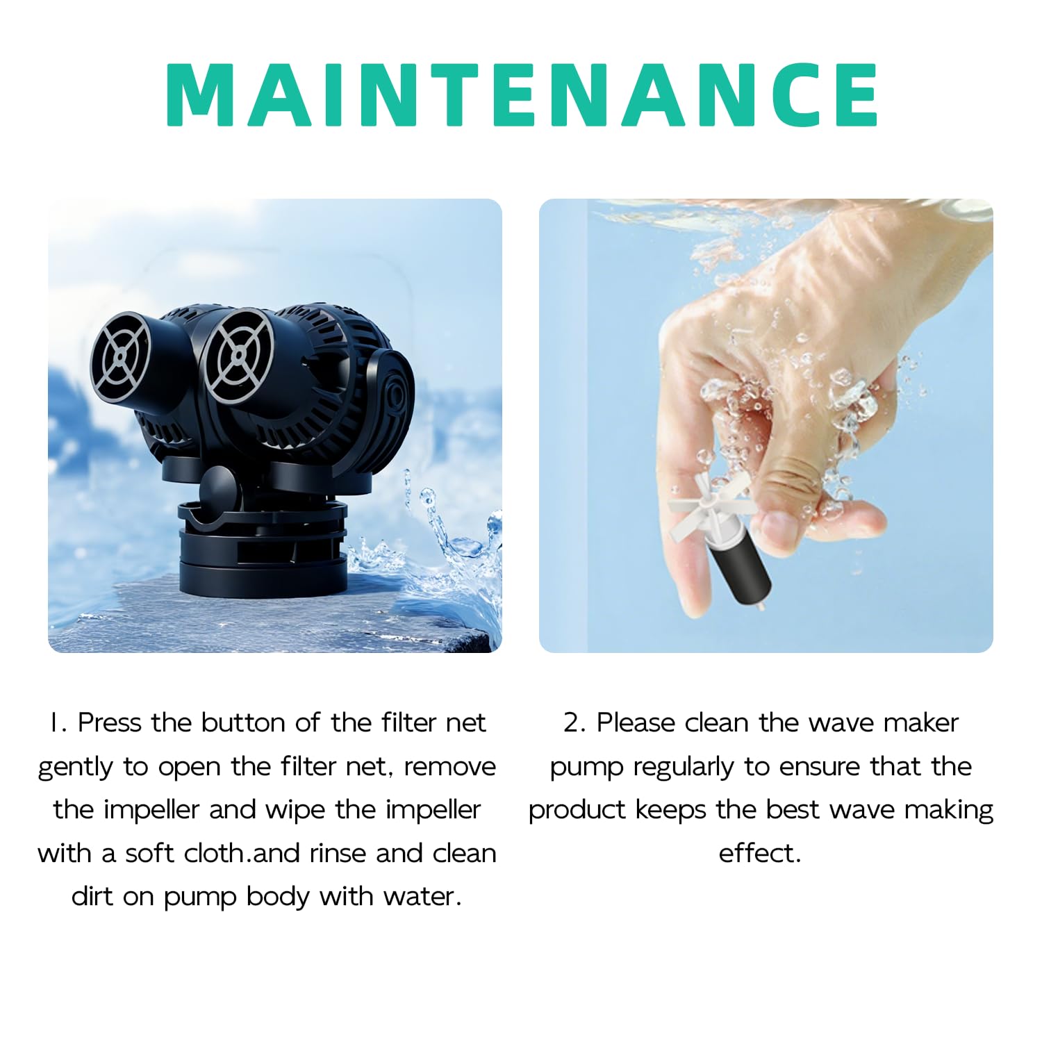 FREESEA compatibility with saltwater and freshwater tanks supports versatility