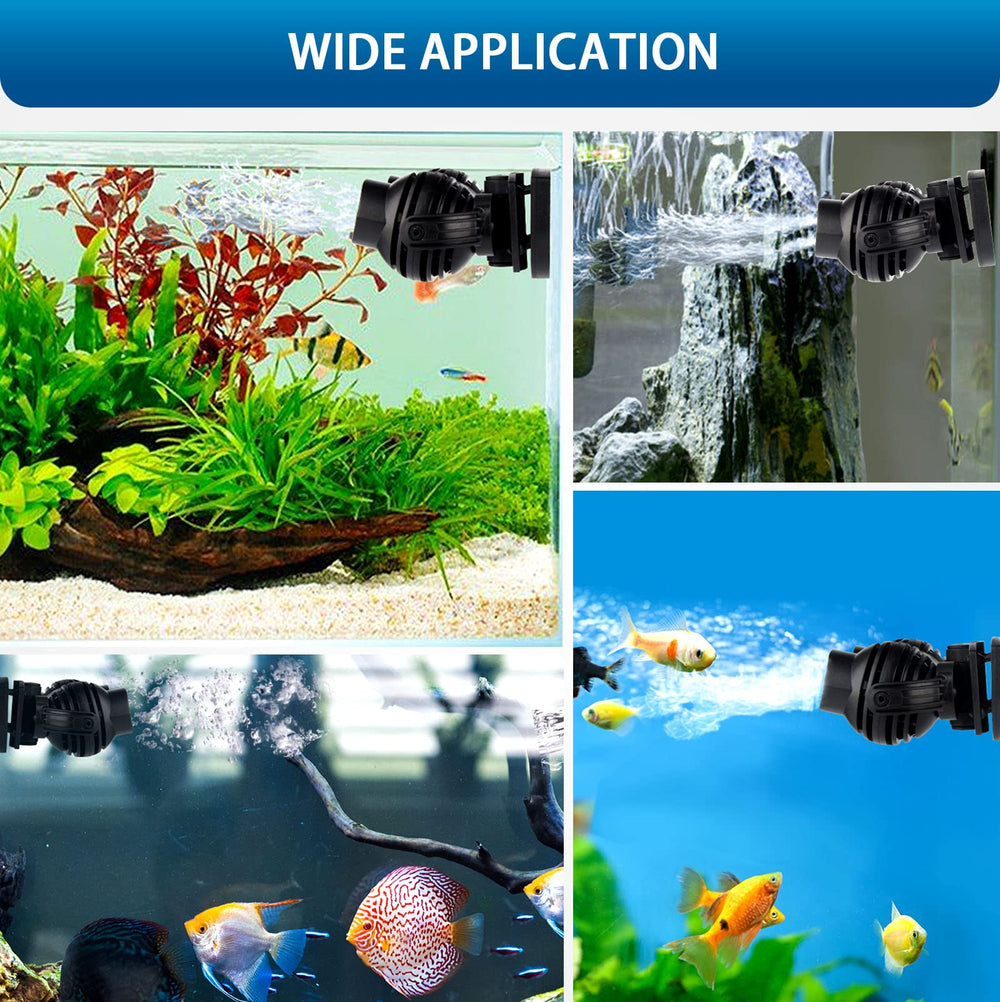 FREESEA Wave Maker supports improved oxygen exchange in various aquarium setups.
