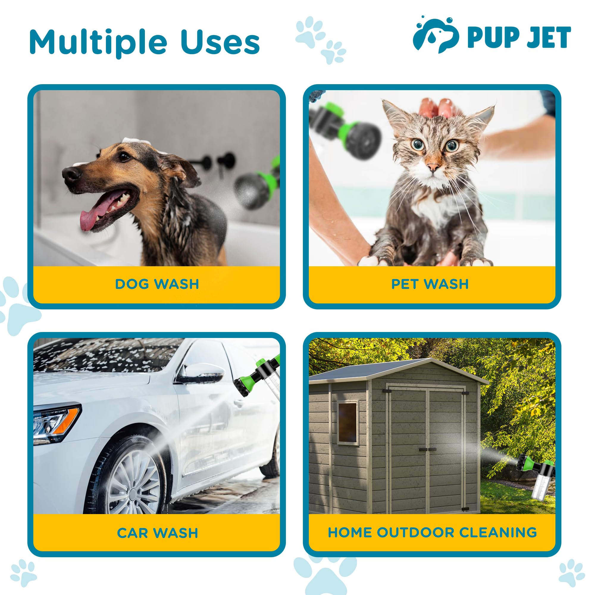 Pup Jet mist mode provides light mist ideal for sensitive puppies.
