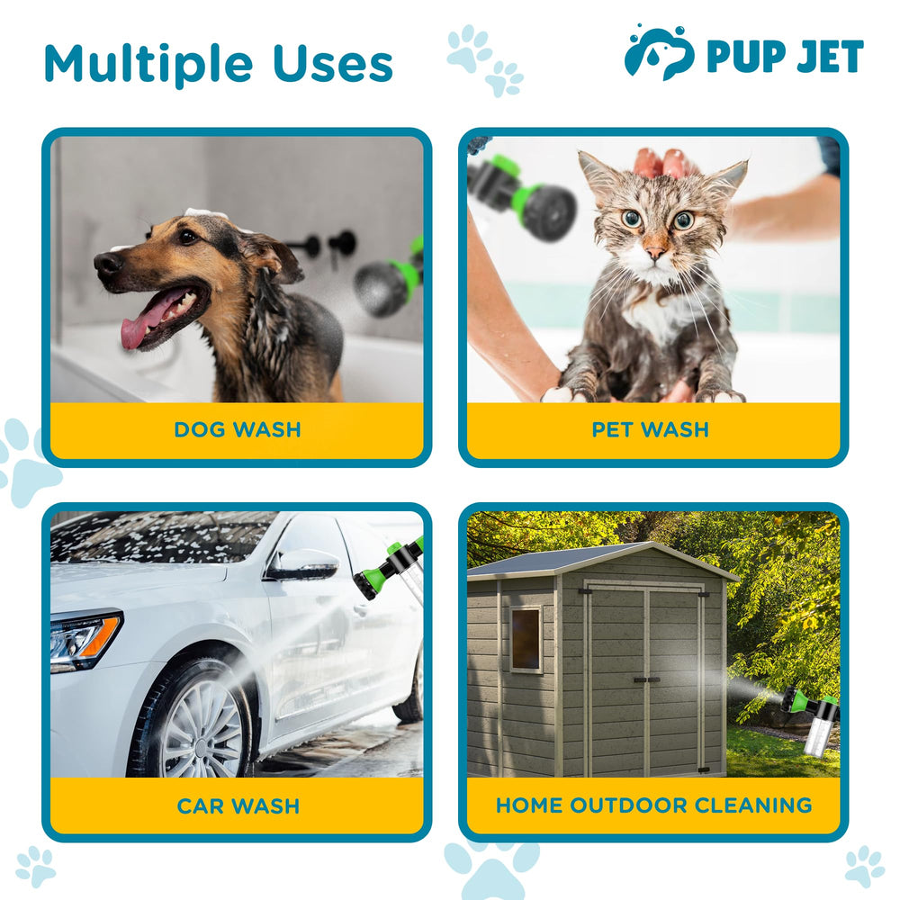 Pup Jet mist mode provides light mist ideal for sensitive puppies.