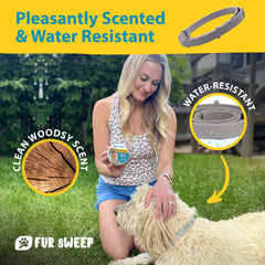 FREEZE2TRIM collar water-resistant fiber dries quickly after splashes.