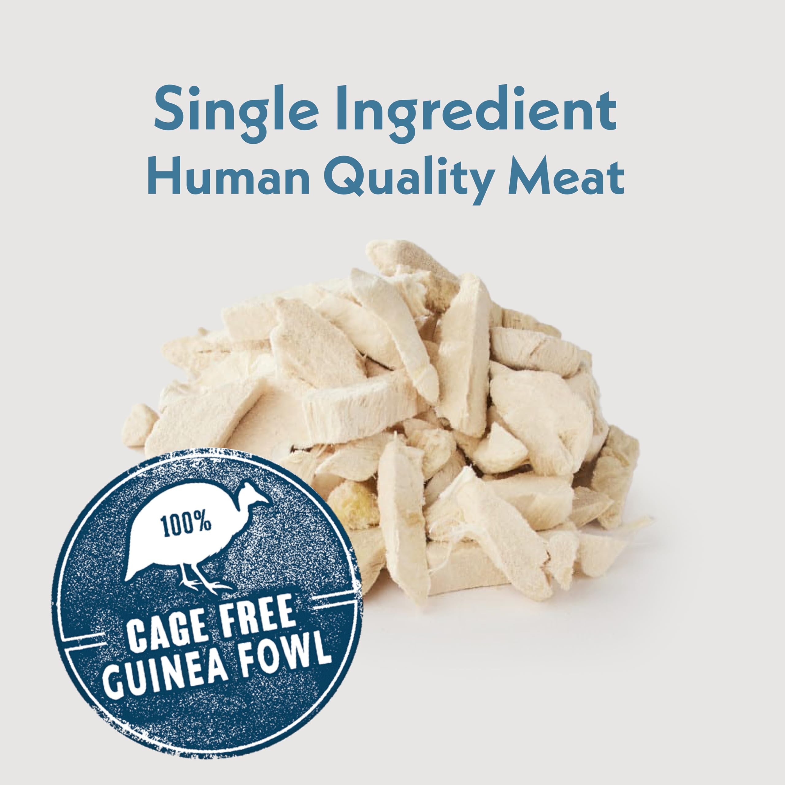 Fresh Is Best Guinea Fowl Tenders made-in-USA stamp confirms domestic craftsmanship.