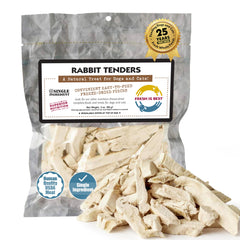 Fresh Is Best Rabbit Tenders in a vacuum-sealed bag for lasting freshness.
