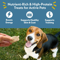 Fresh Is Best Rabbit Tenders close-up showing natural texture and protein-rich snack.