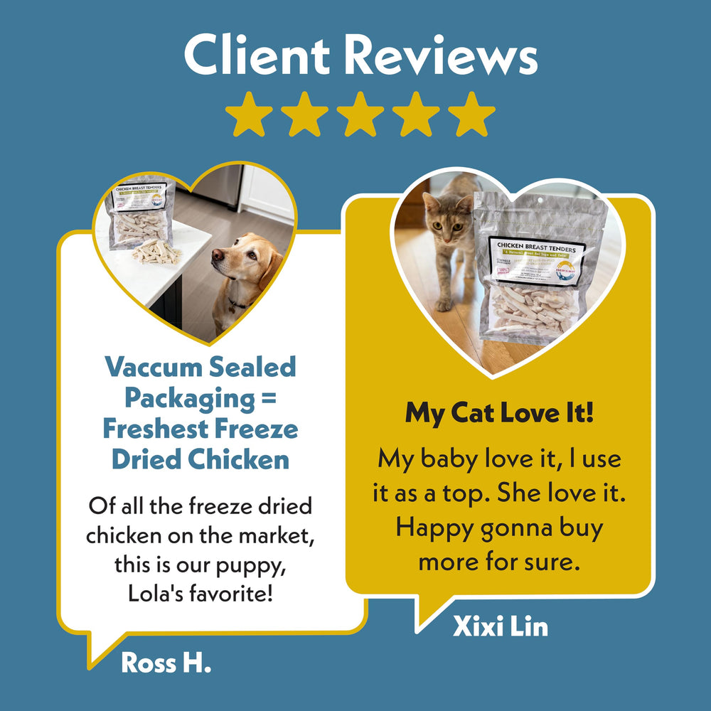 Single ingredient chicken treat from Fresh Is Best for picky eaters.