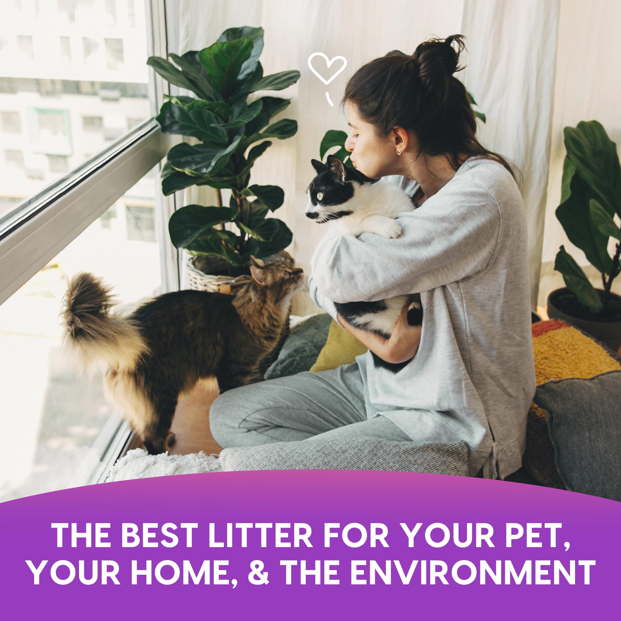 Fresh News clean-home litter use promotes a fresher living space.