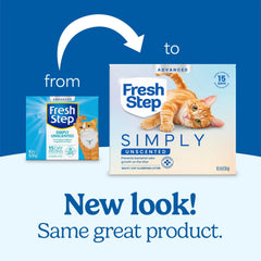 Fresh Step activated charcoal odor defense close-up highlighting odor control