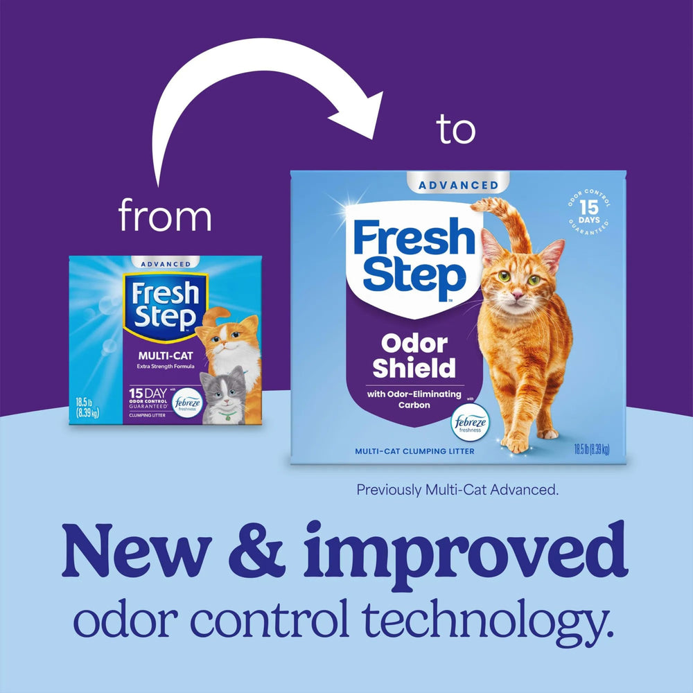 ClumpLock clumping action visible to aid easy scooping and reduce crumbles