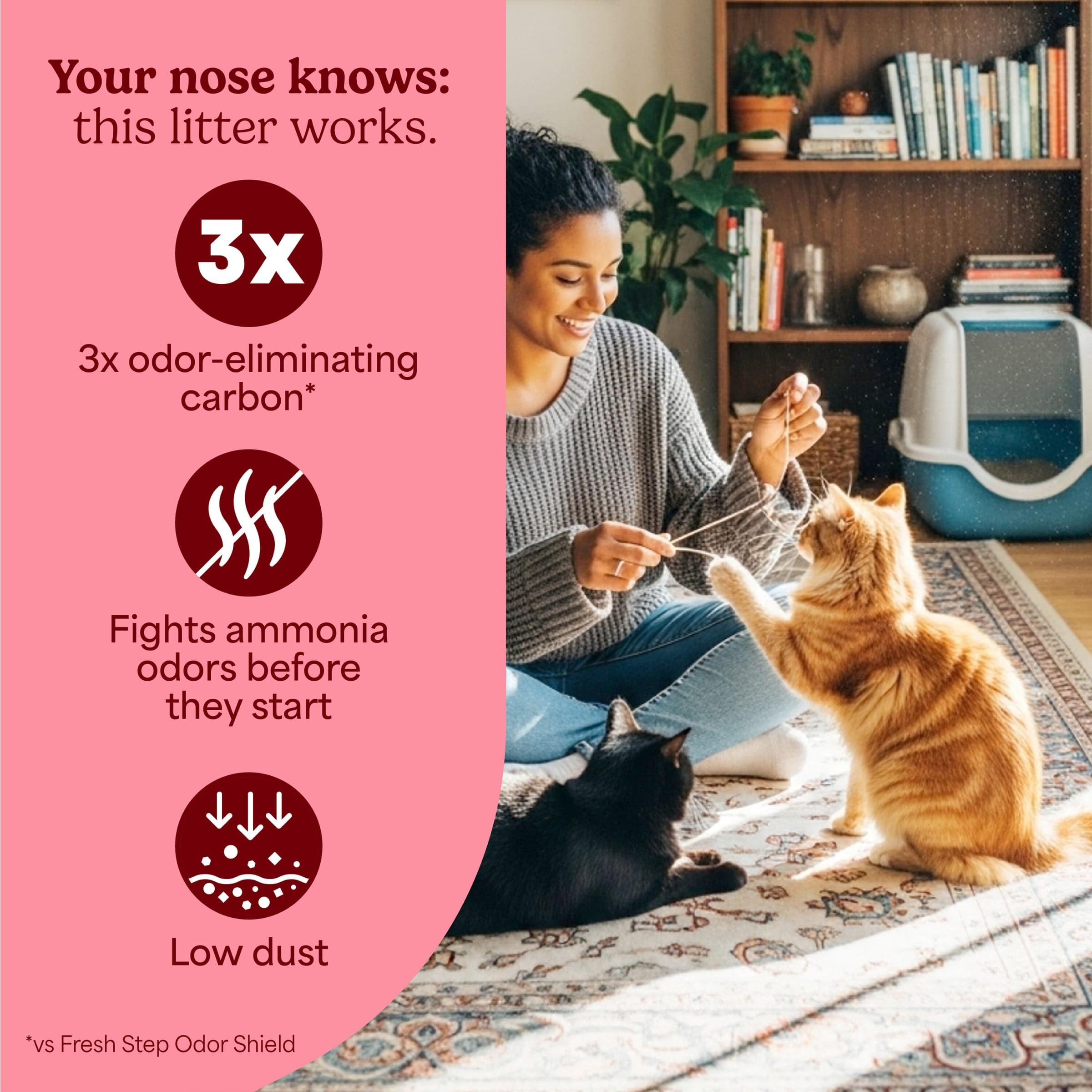 Fresh Step Automatic litter box compatibility supports households with automated systems.