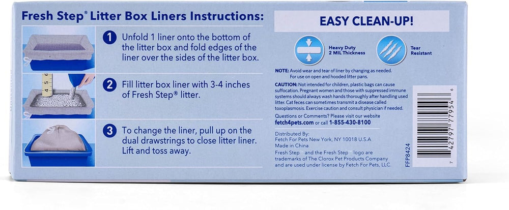 Easy lift-out cleanup with Fresh Step jumbo liner
