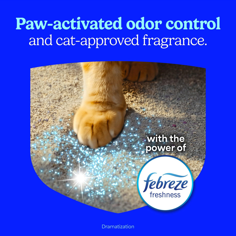 Fresh Step Low-dust formula minimizes airborne dust during cleaning.