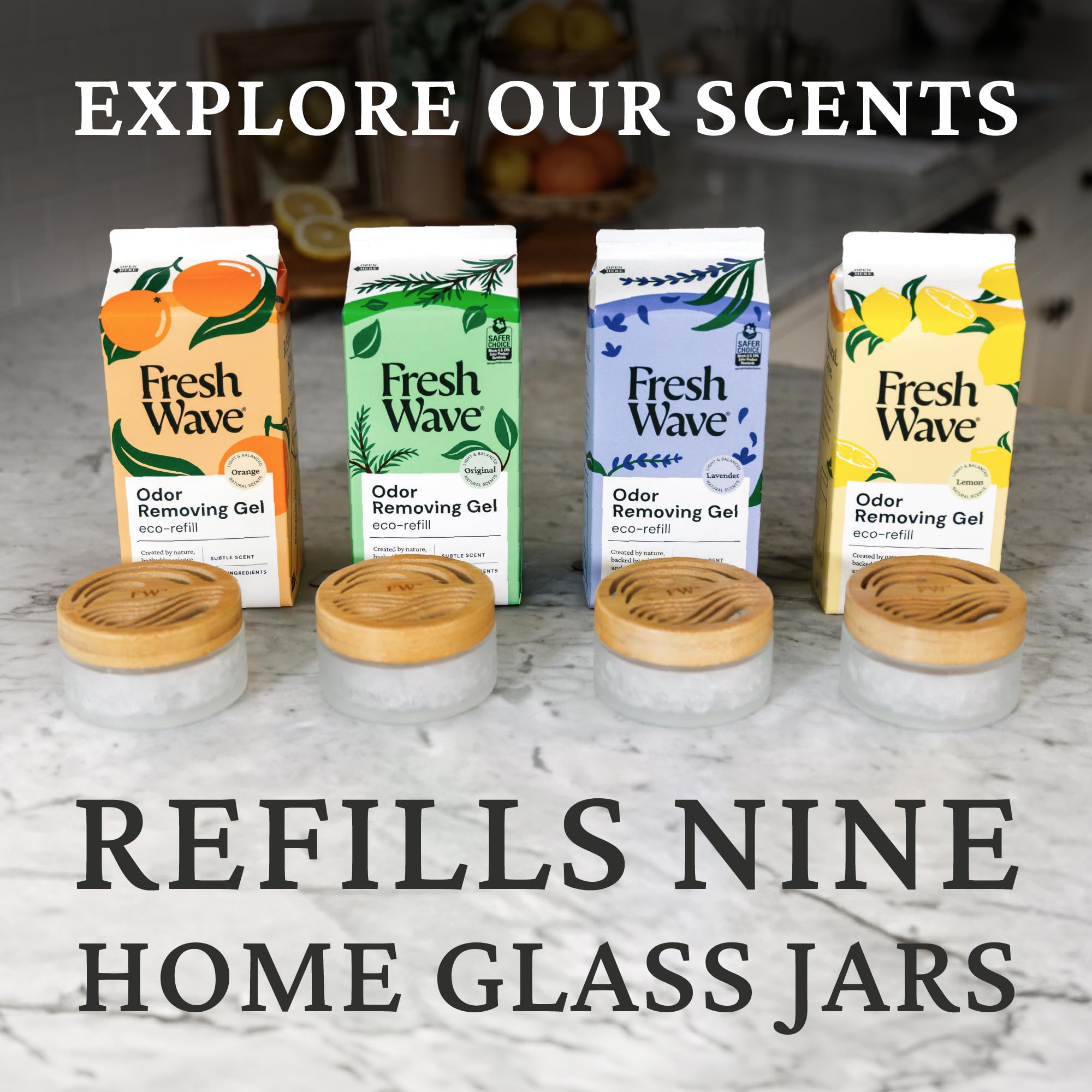 Fresh Wave gel pouring and application sequence image