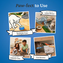 Fresh Wave gel dispensing scene showing odor control action in a home.