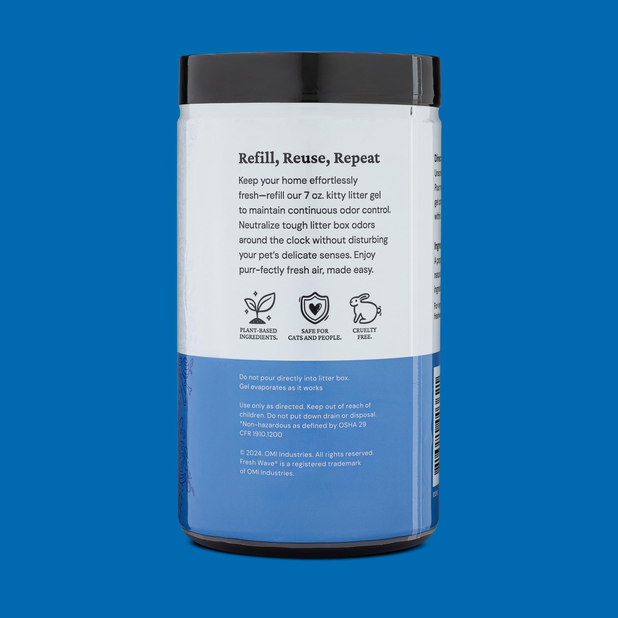 Fresh Wave jumbo gel packaging designed for larger spaces and longer use.