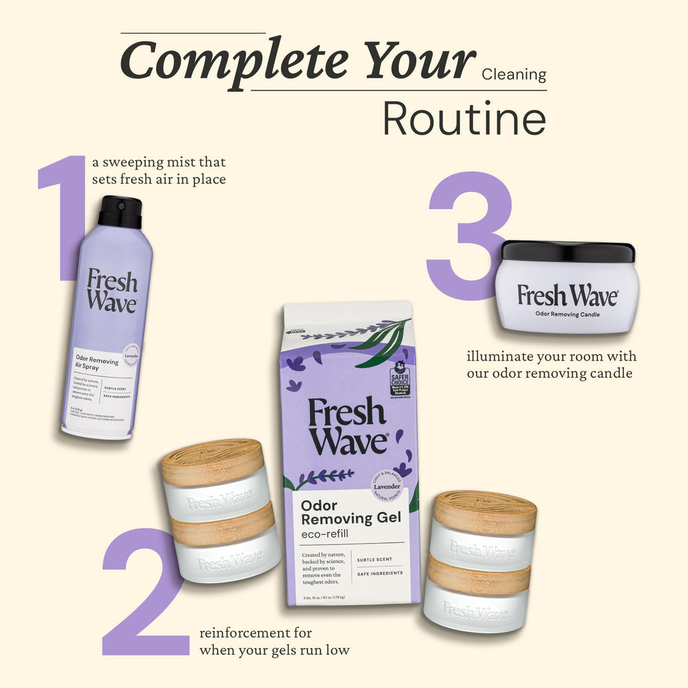 Fresh Wave safer ingredients graphic illustrating natural approach
