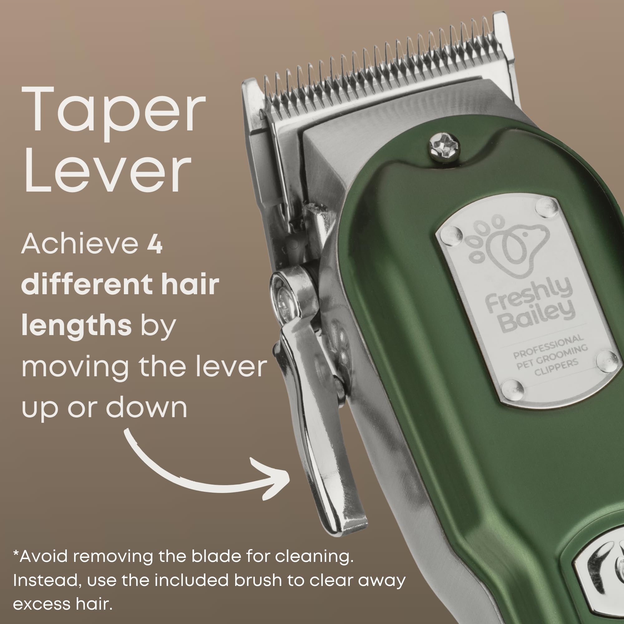 Easy-grip Freshly Bailey cat clippers for precise cuts