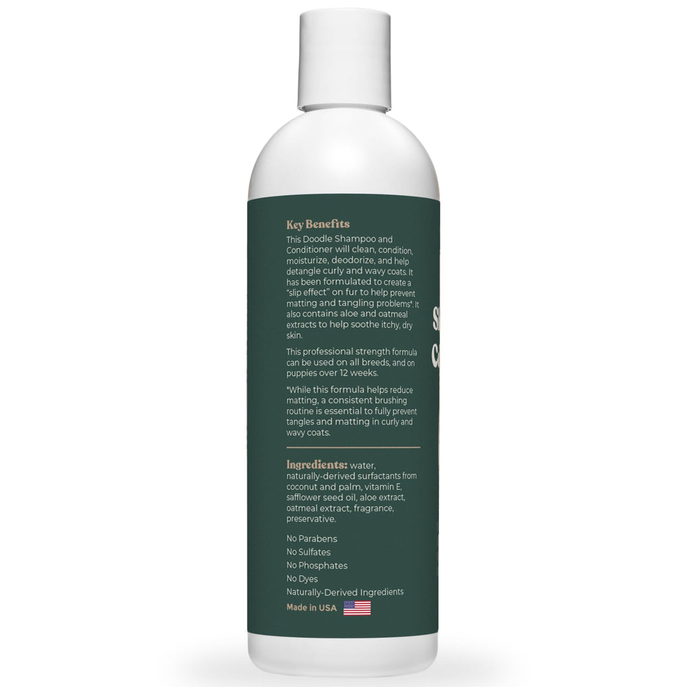 Freshly Bailey Doodle Coat Softness highlights shinier, healthier-looking fur.
