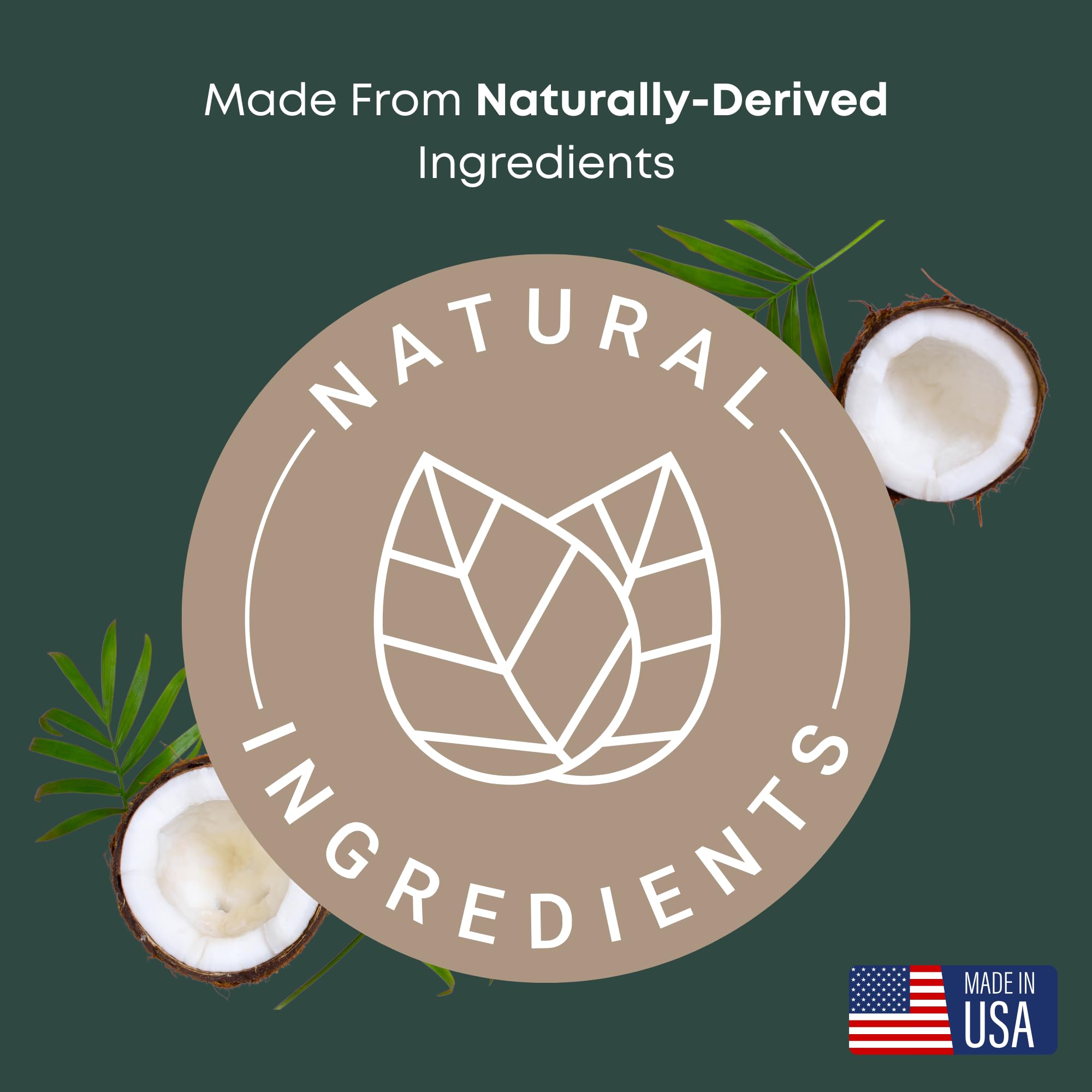 Natural coconut and palm ingredients in Freshly Bailey Doodle Detangler provide gentle care.