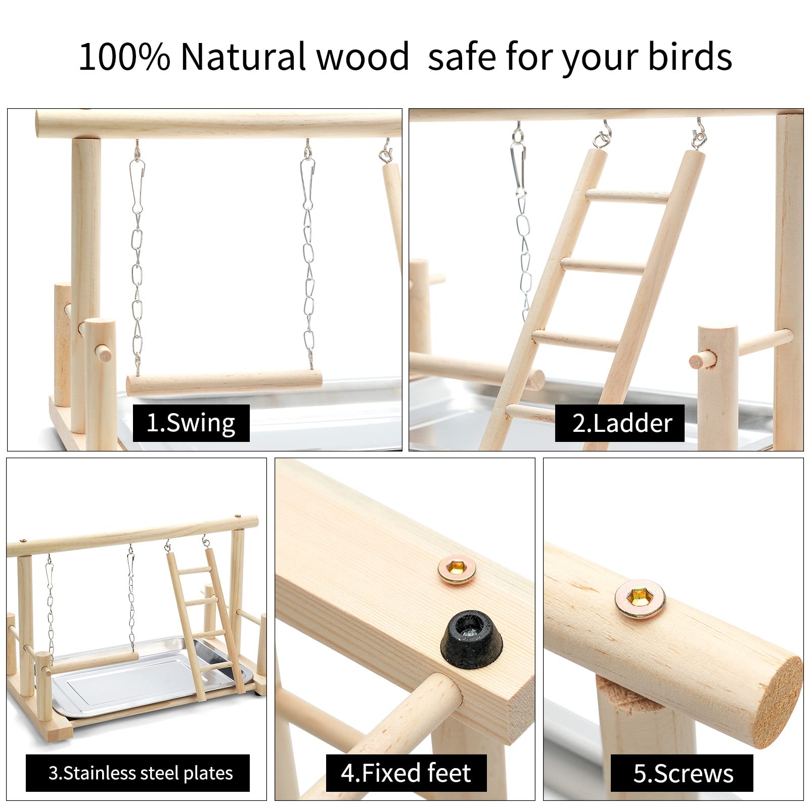 FrgKbTm bird exercise area shown for home or office environments.