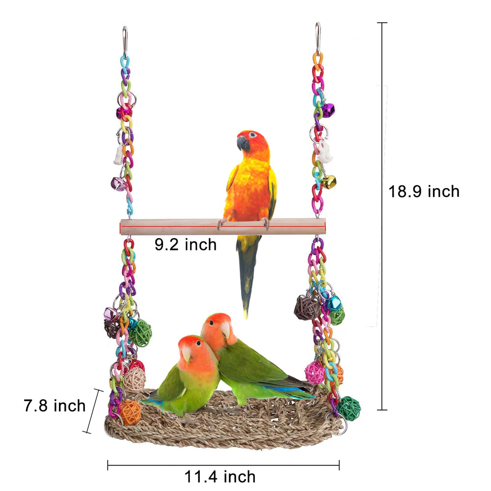 FrgKbTm colorful plastic chains invite exploration and exercise.