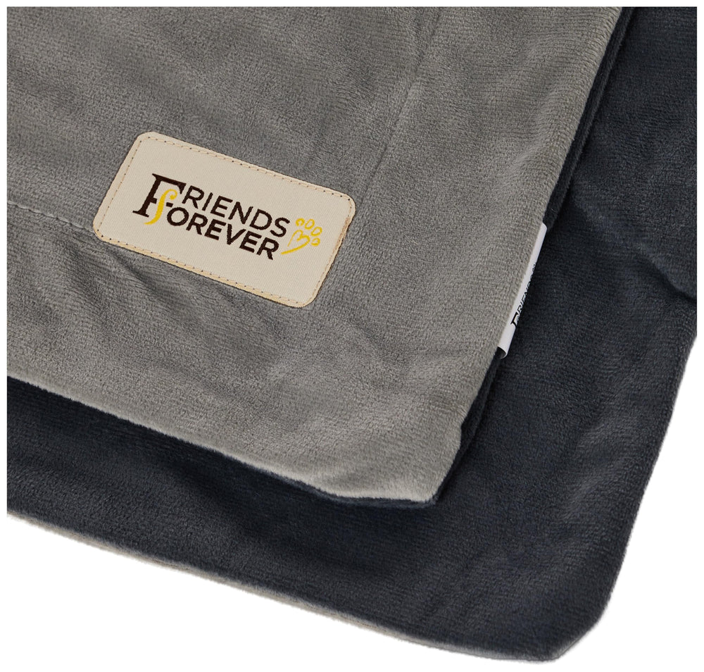 Friends Forever Bailey 53x42 blanket highlights hair-resistant fabric for cleaner furniture.