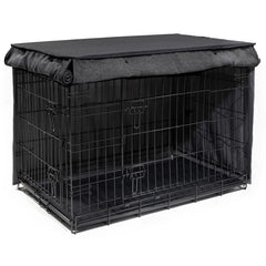 Friends Forever crate cover front and side door access while staying private
