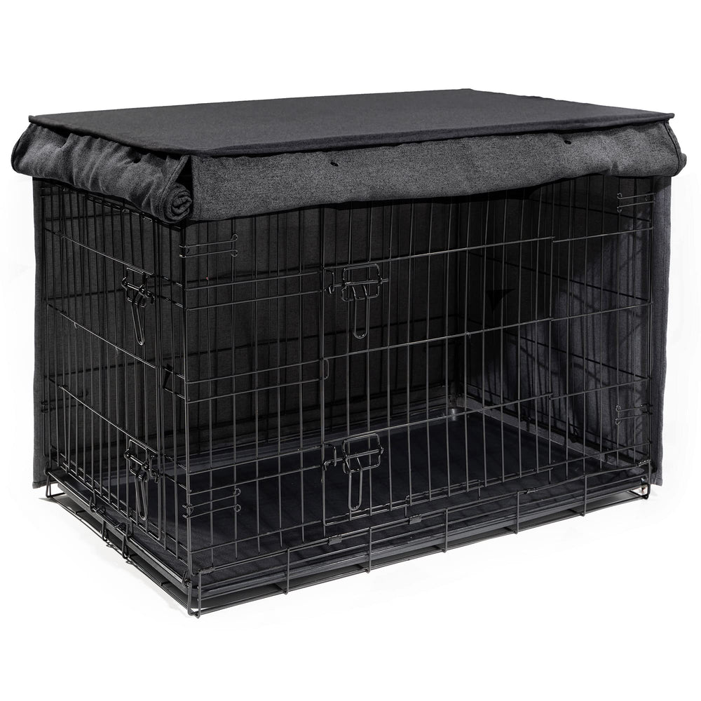 Friends Forever crate cover large opening provides easy access to front and side doors.