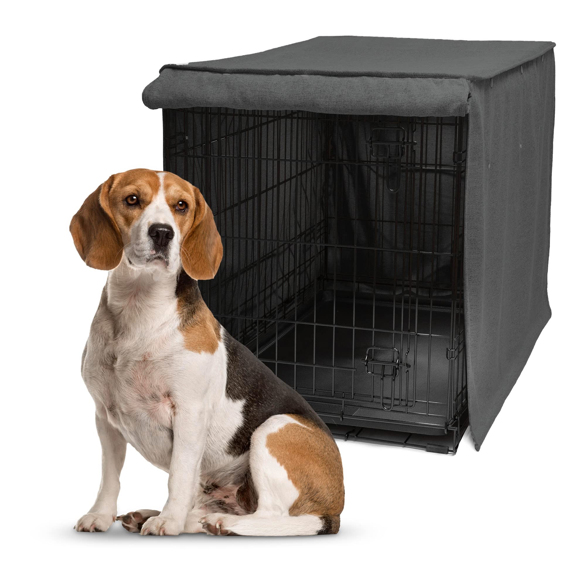 Friends Forever 36 inch crate cover with roller shades provides privacy