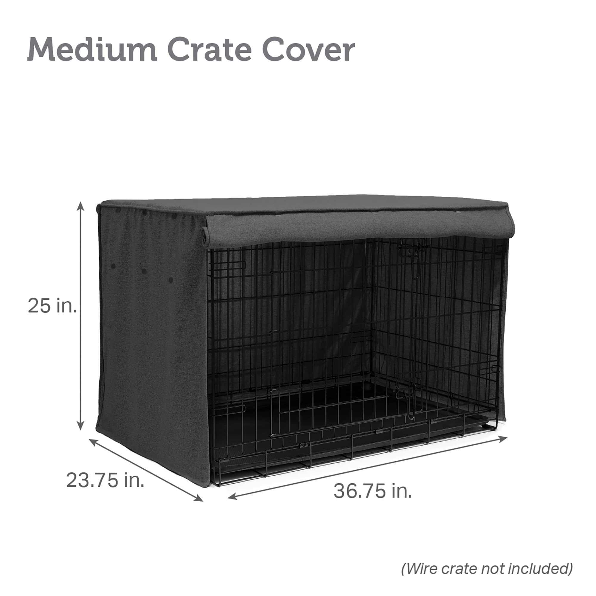 Friends Forever crate cover fits crates from 30 to 48 inches