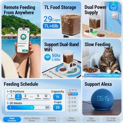 Frienhund app control screen illustrating remote feeding convenience.