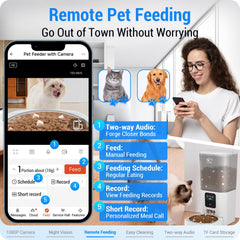 Frienhund feeder 7L tank emphasizes large food storage for weeks