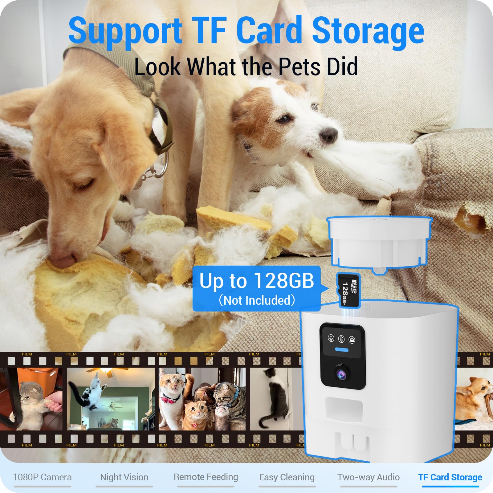 Frienhund feeder dual-band wifi ensures reliable remote connectivity