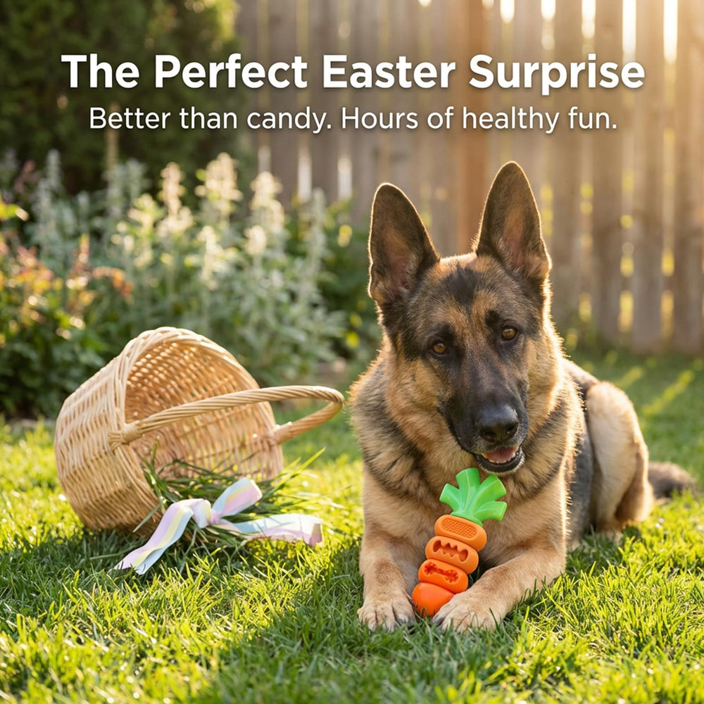 Frienhund Carrot Toy Easter Gift Orange adds fun holiday flair.