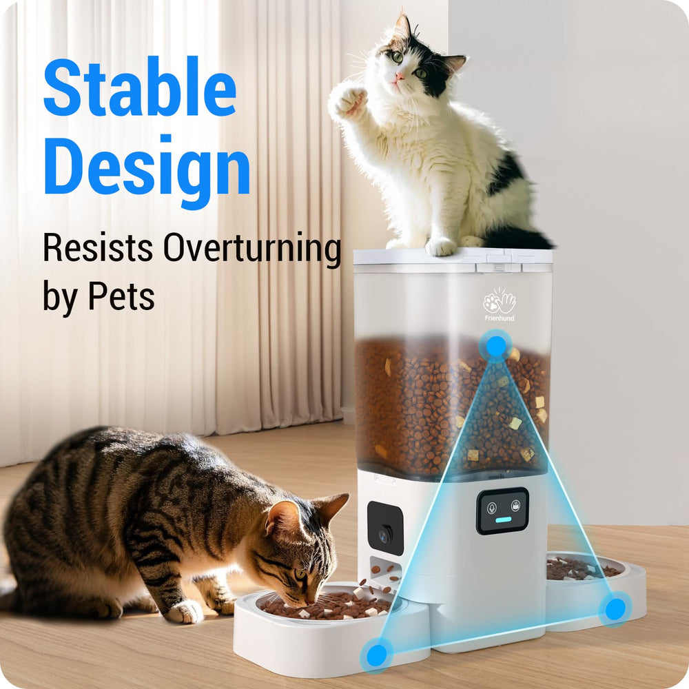 Frienhund dual power supply ensures uninterrupted feeding during outages.