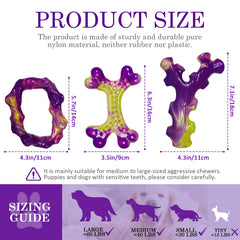 Frienhund durable nylon chew toy withstands heavy chewing on large breeds.