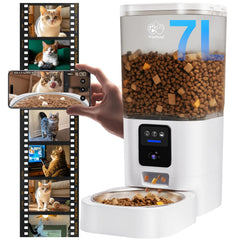 Frienhund feeder front view showing compact design and 7L storage.