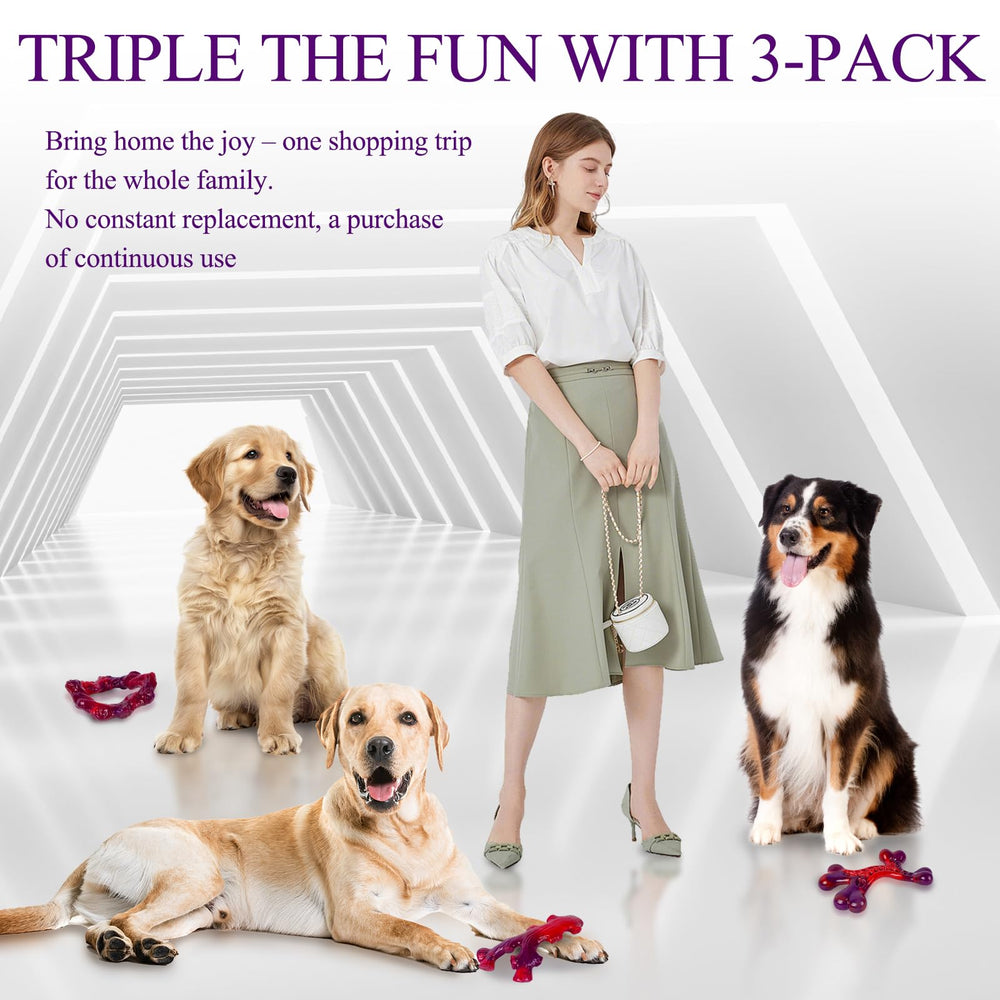 Frienhund indestructible chew bone with ice cream slot demonstrates interactive treat fun
