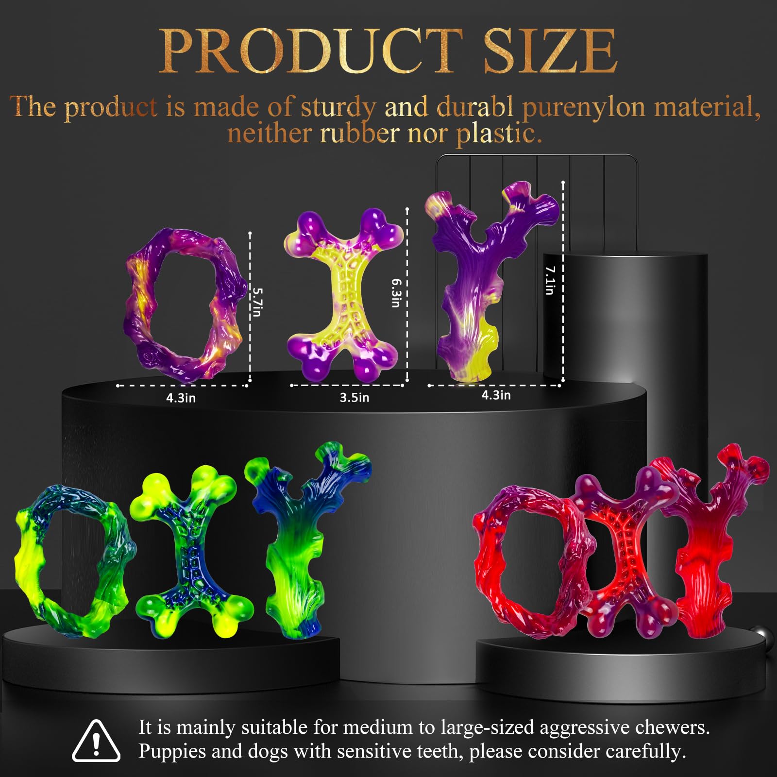 Frienhund indestructible bacon-flavor toy invites engaging play for large dogs