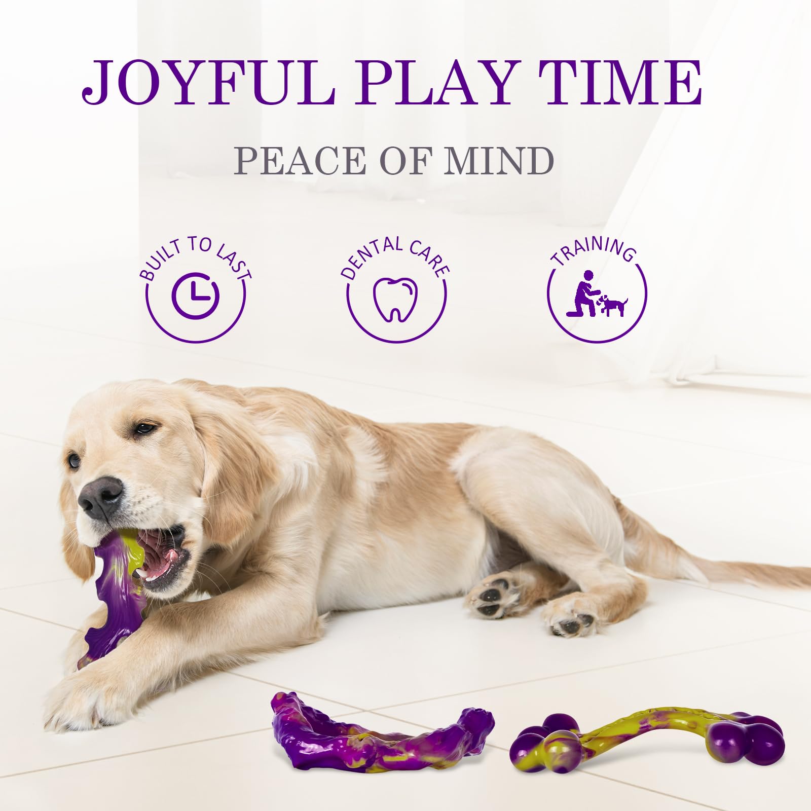 Frienhund textured ridges support oral care and gum massage.