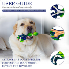 Frienhund textured surface aids teeth and gum massage during chewing sessions.